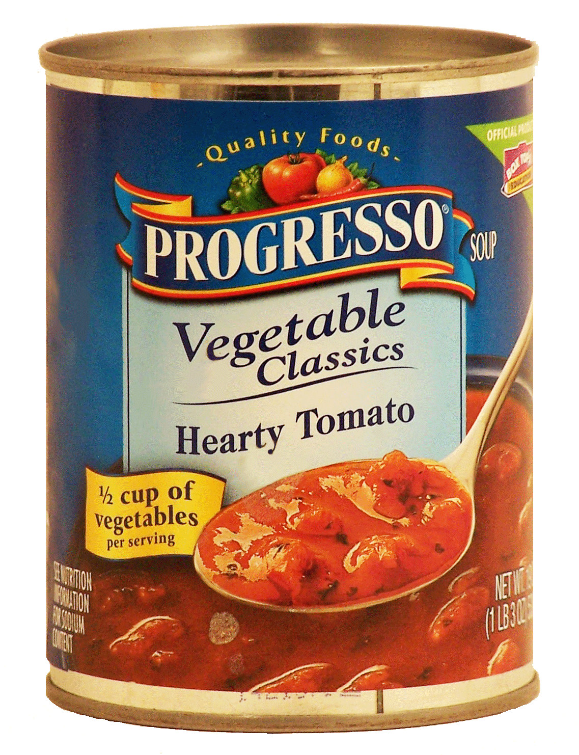 Progresso Vegetable Classics hearty tomato ready to serve soup Full-Size Picture